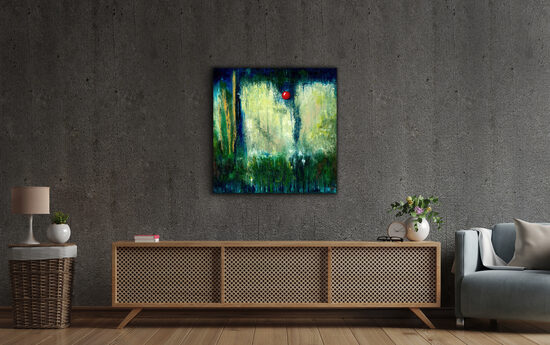 Vászonnyomat - 90x90 cm - Pillangóhatás